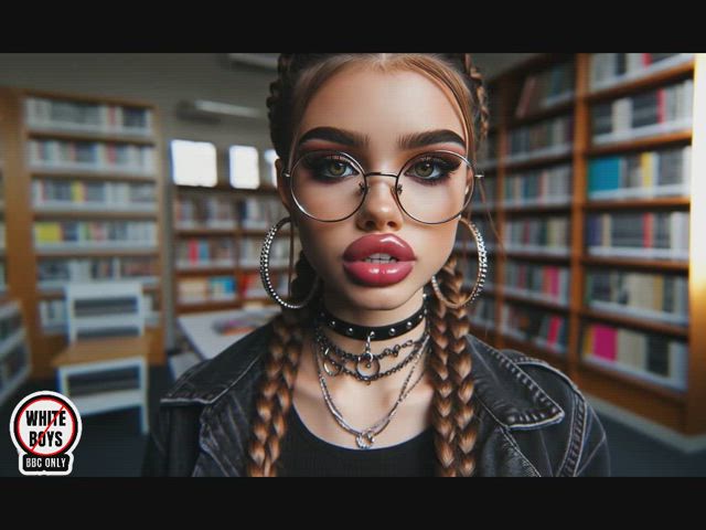 bimbo bimbofication fantasy glasses gif