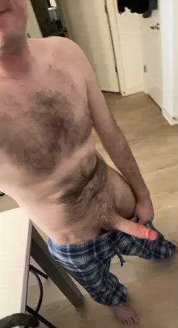 Flexing my big cock