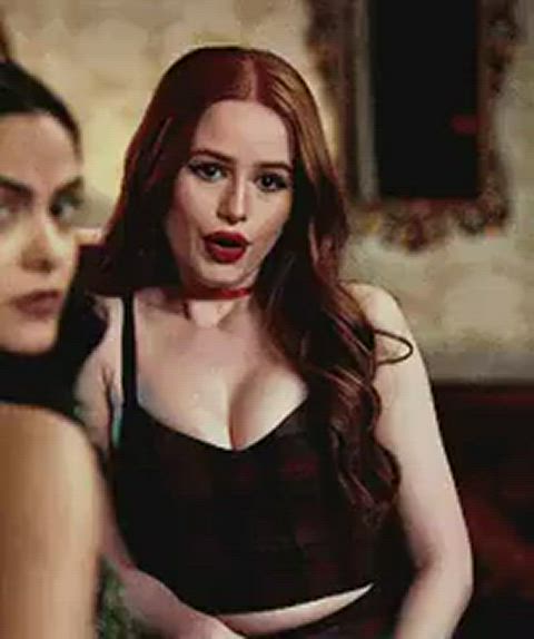 celebrity madelaine petsch redhead gif