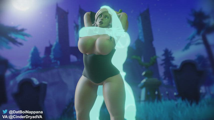 3d big tits halloween rule34 gif