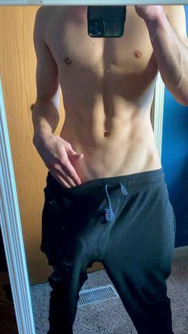 I know you want to lick my abs.