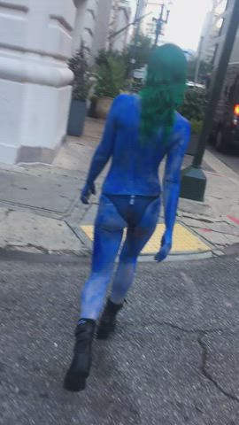 Mystique ass jiggle