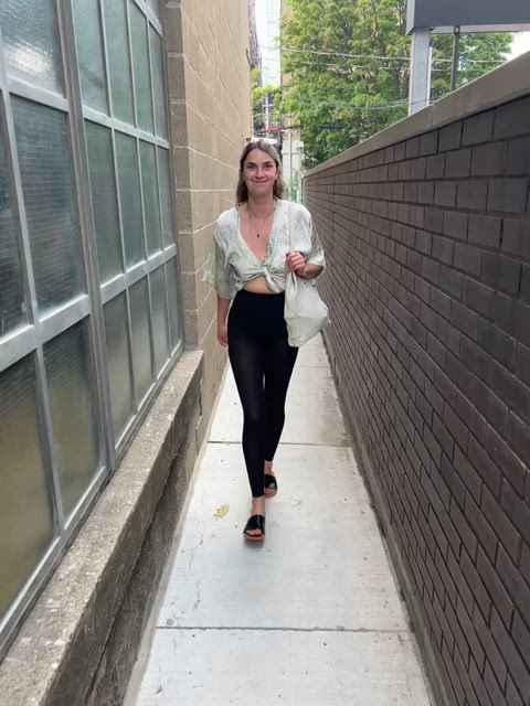 petite teen walking gif