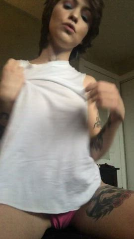 Petite Skinny Small Tits gif