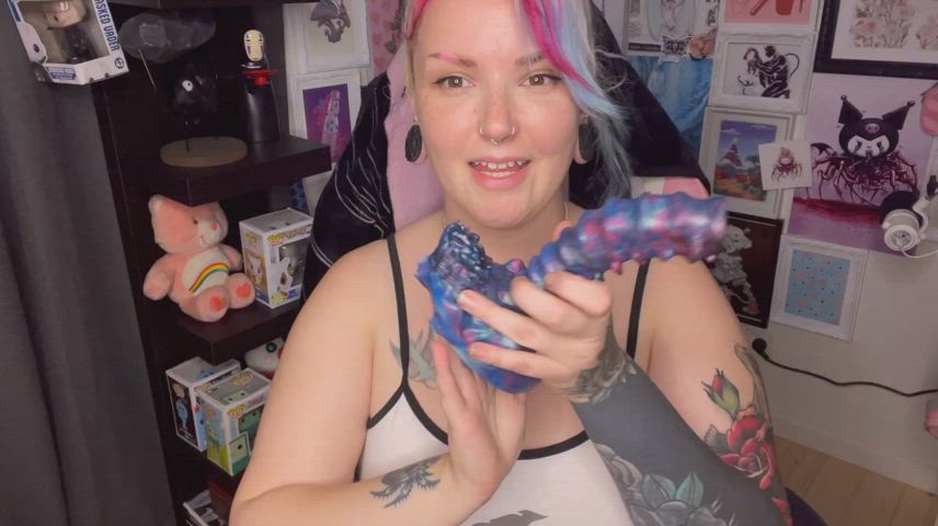 Big Tits Dildo Huge Dildo gif