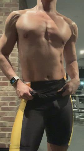 Fitness Gay Spandex gif