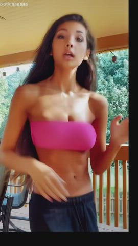 Big Tits Dancing Petite TikTok gif