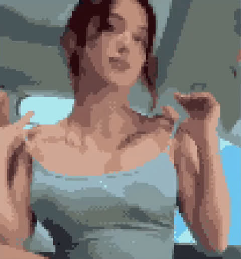 big tits nsfw pixelated titty drop gif