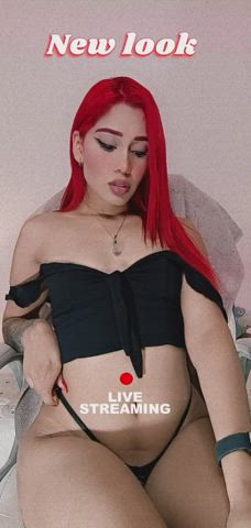 amateur curvy latina model redhead sensual skinny small tits webcam gif