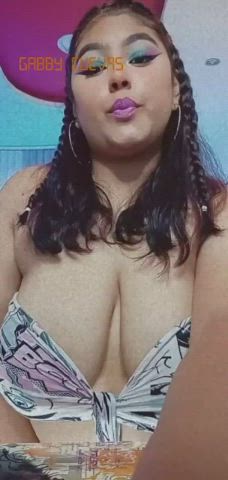 amateur big nipples big tits bouncing tits model public selfie sensual webcam gif