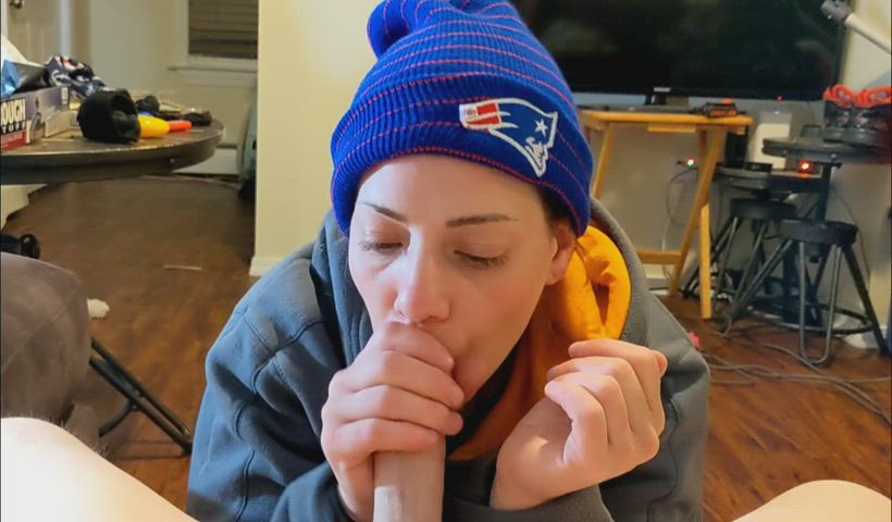 Blowjob College Cumshot gif