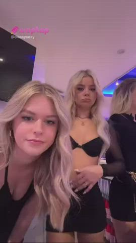 flashing nipslip tiktok tits gif