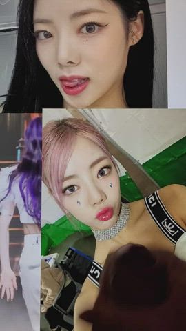 Purple Kiss Goeun cum tribute