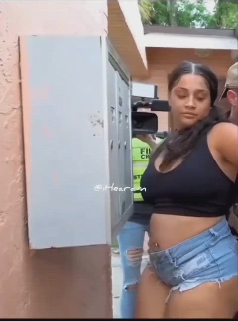 big ass ebony police gif