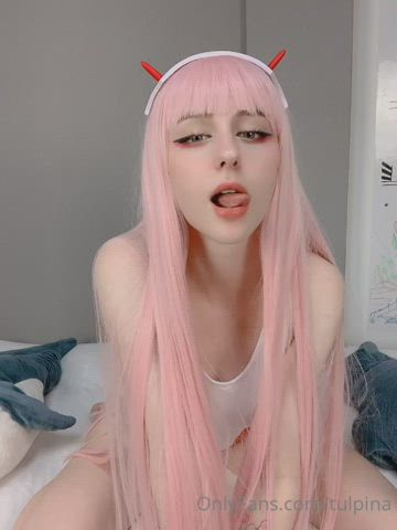 censored cosplay titty drop gif
