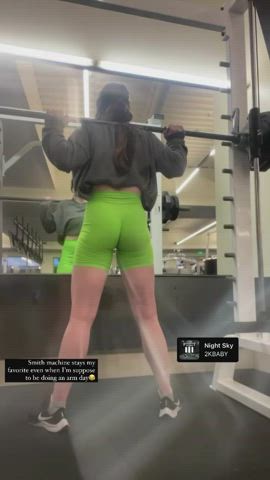 Ass Spandex Workout gif