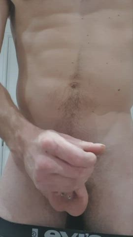 cock cum cumshot gay homemade jerk off masturbating onlyfans solo gif