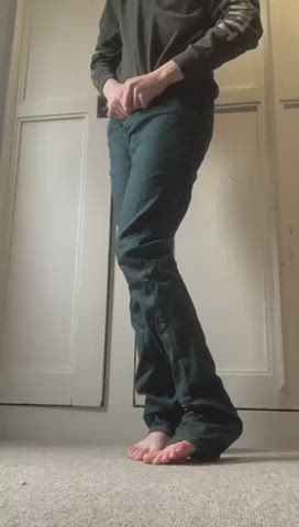 ass femboy jeans gif