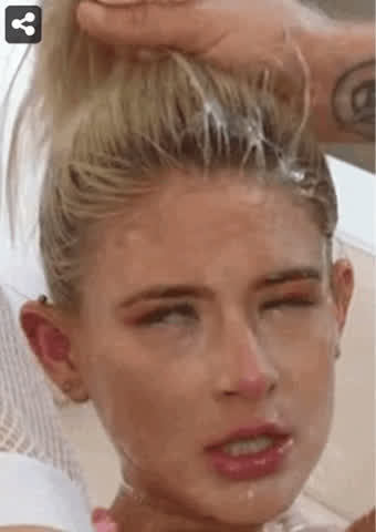 blonde jessie saint messy spit wet and messy gif