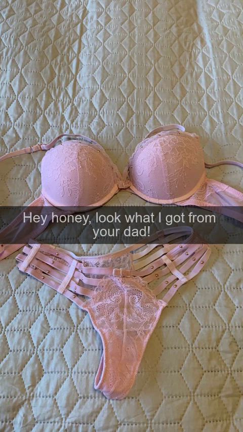 Mom got a new lingerie