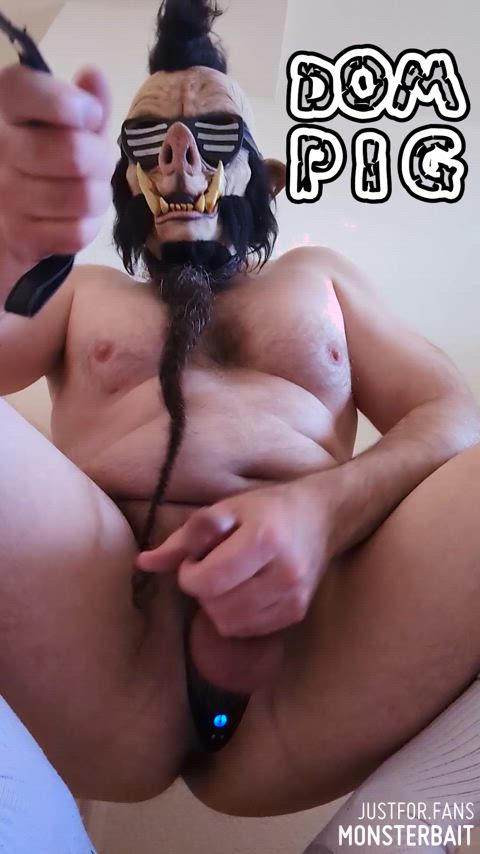 bdsm bear beard cbt justforfans mask monster monsterbait onlyfans precum masked monster-sex