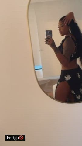 big ass brazilian celebrity dancing ebony twerking gif