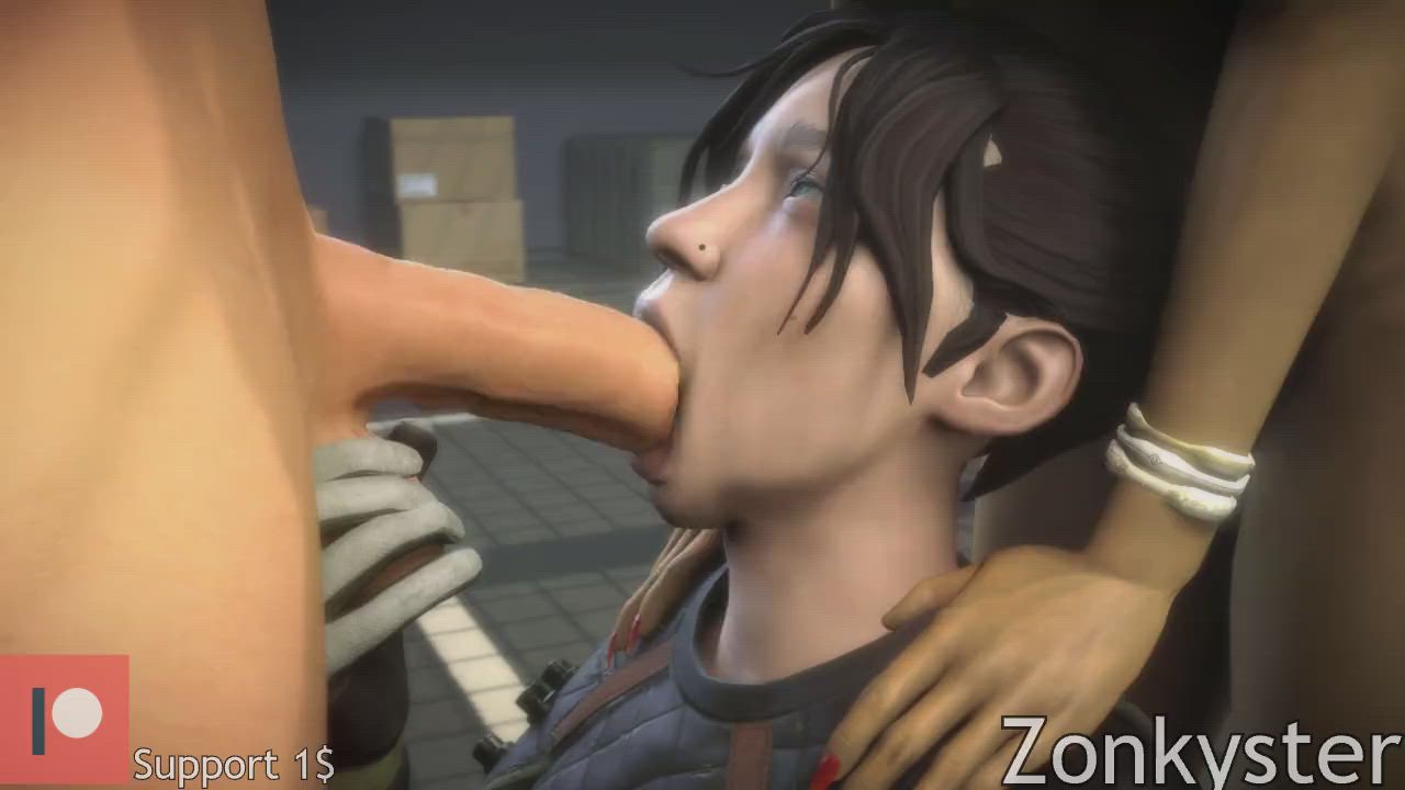 3D Animation Cum In Mouth Hentai Sharing Threesome gif