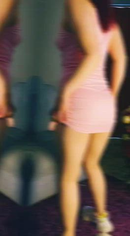 ass cute dress latina teen undressing gif