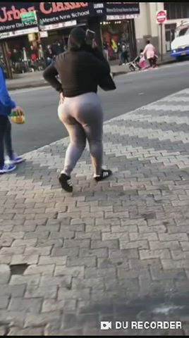 Big Ass Booty Candid Latina gif