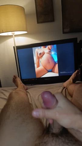 cumshot watchingporn r/tributeme gif