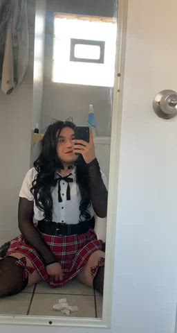 schoolgirl sissy sissy slut gif