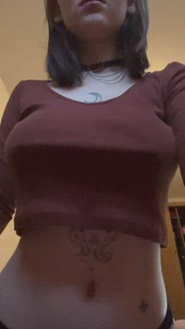 your goth horny girlfriend with big tits