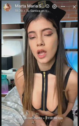 ass booty bouncing brunette costume latina onlyfans solo gif
