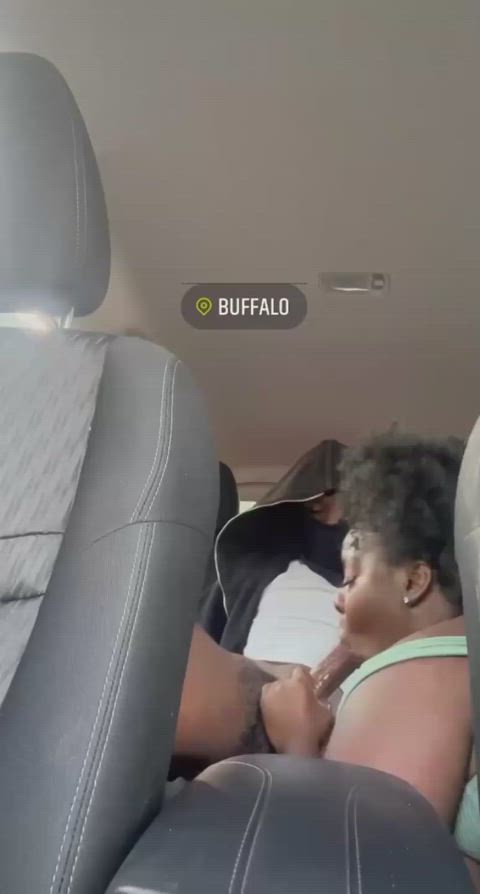 bbc bbw big dick blowjob car ebony sloppy sucking gif