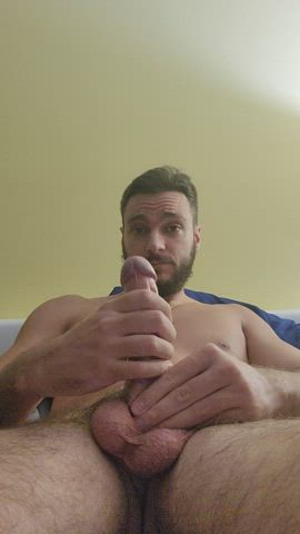 balls cock cum cumshot gay male masturbation masturbating gif