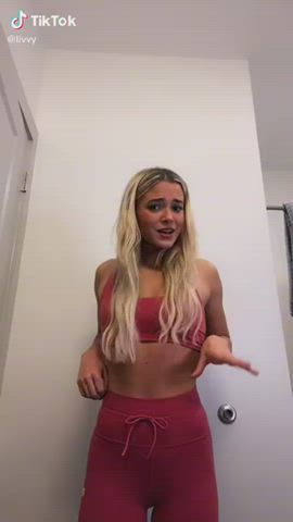 Ass Clothed Gym Tights gif