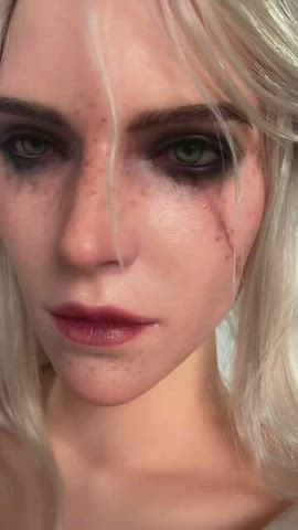 A full-size sex doll in the form of Ciri