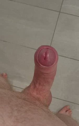 Foreskin Big Dick Male Masturbation gif