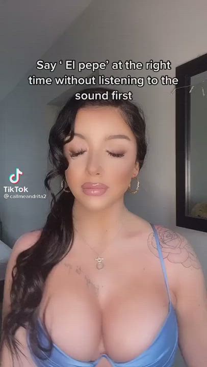 Big Tits MILF Mature TikTok gif