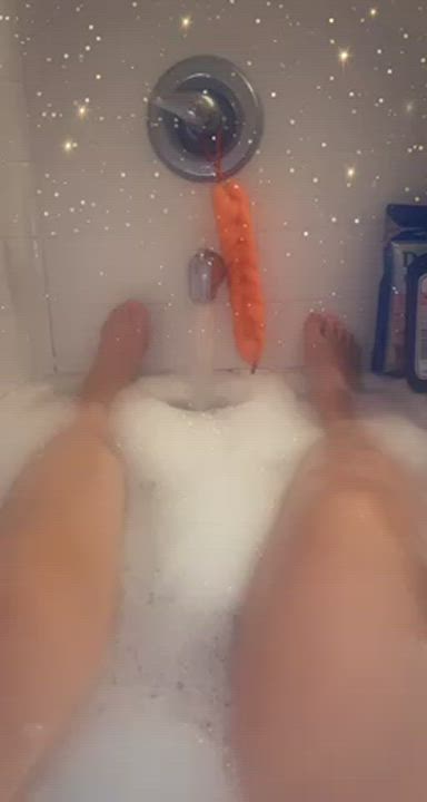 BBW Bathtub Toes gif