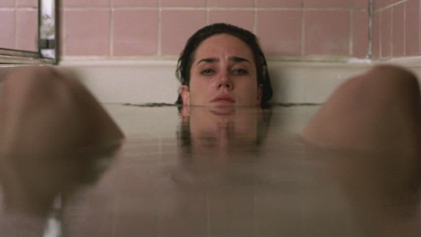 bathroom bathtub celebrity jennifer connelly nipples nude nudity wet wet pussy gif