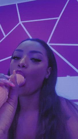 amateur ebony fuck machine nails public sloppy sucking gif