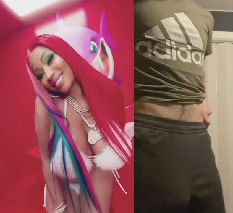 bwc babecock cum jerk off nicki minaj gif