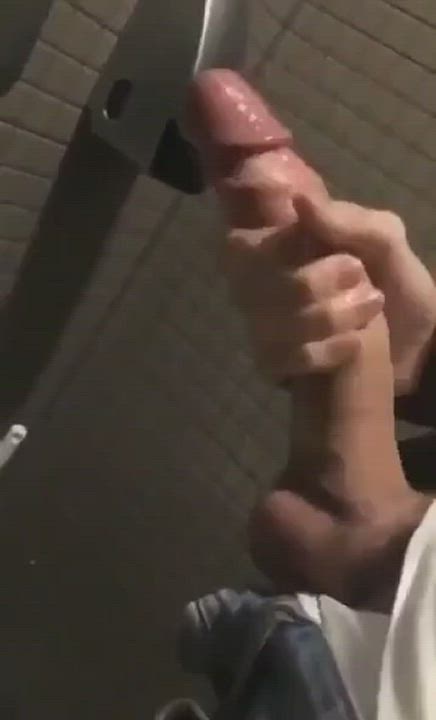 Amateur Big Dick Cumshot gif