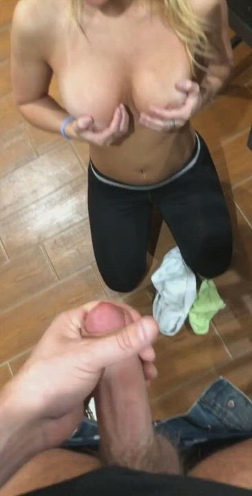 Girlfriend Didn't Know How Long He'd Been Saving It Up For