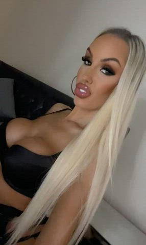 big tits blonde fake fake boobs fake tits lips lipstick milf onlyfans skinny gif