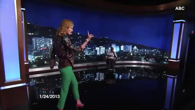 Jimmy Kimmel embarrasses Nicole Kidman with lap dance clip