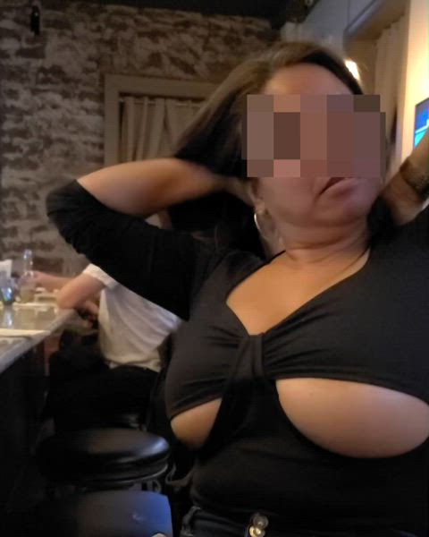 My happy hour brown titty fun