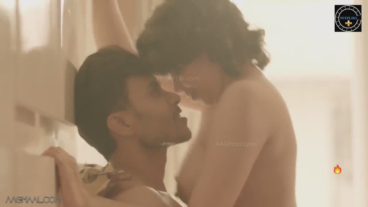 Bed Sex Busty Chubby Chudai Desi Indian MILF Riding Short Hair Softcore gif