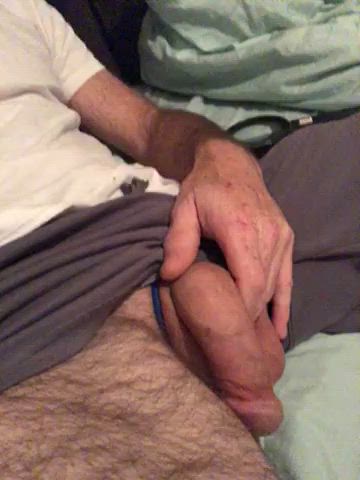 big balls big dick cockslap edging fat cock hung male masturbation masturbating precum